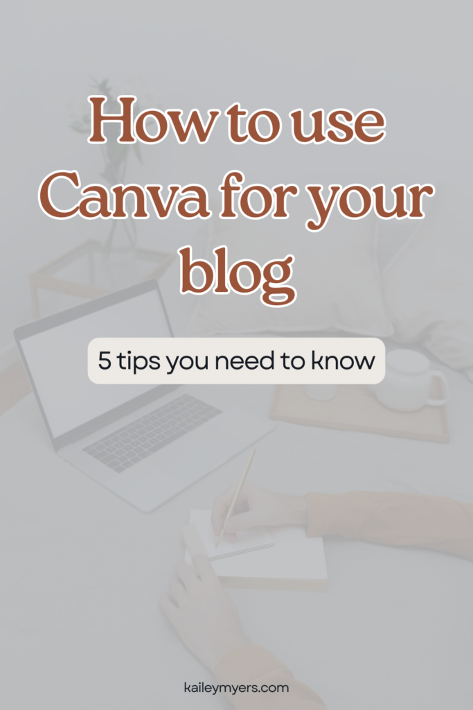 how to use Canva for your blog