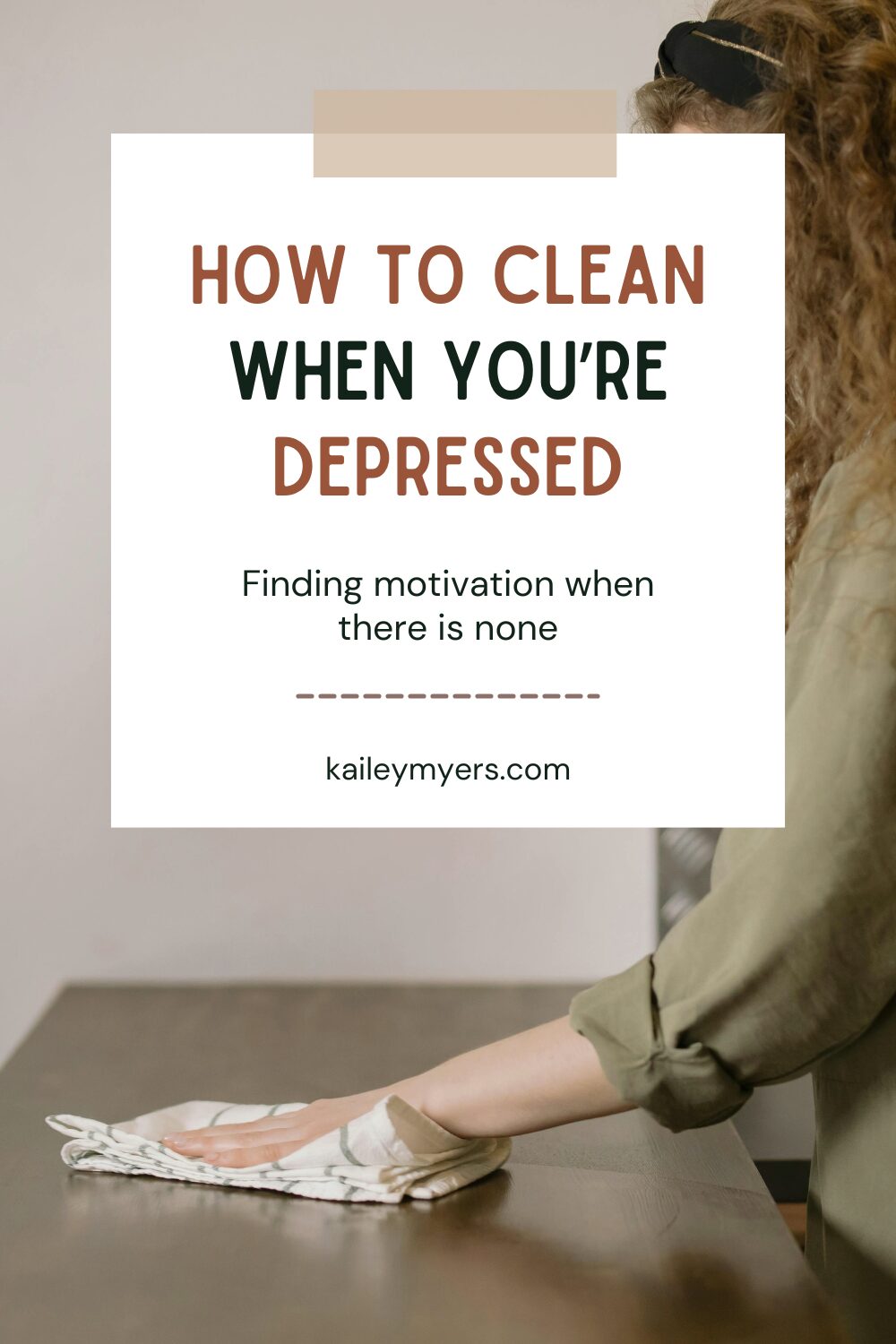 how to clean when you're depressed